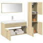 Set Mobili Da Bagno 3 Pz In Legno Multistrato
