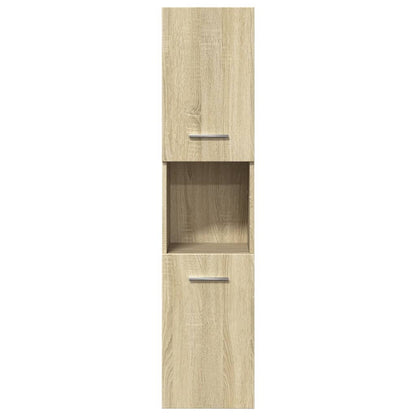 Set Mobili Da Bagno 4 Pz In Legno Multistrato Rovere Sonoma