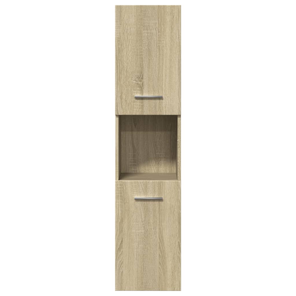 Set Mobili Da Bagno 4 Pz In Legno Multistrato Rovere Sonoma