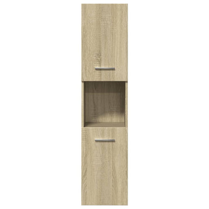 Set Mobili Da Bagno 4 Pz In Legno Multistrato Rovere Sonoma