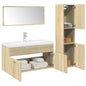Set Mobili Da Bagno 4 Pz In Legno Multistrato
