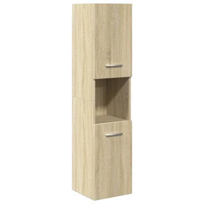 Set Mobili Da Bagno 5 Pz In Legno Multistrato Rovere Sonoma