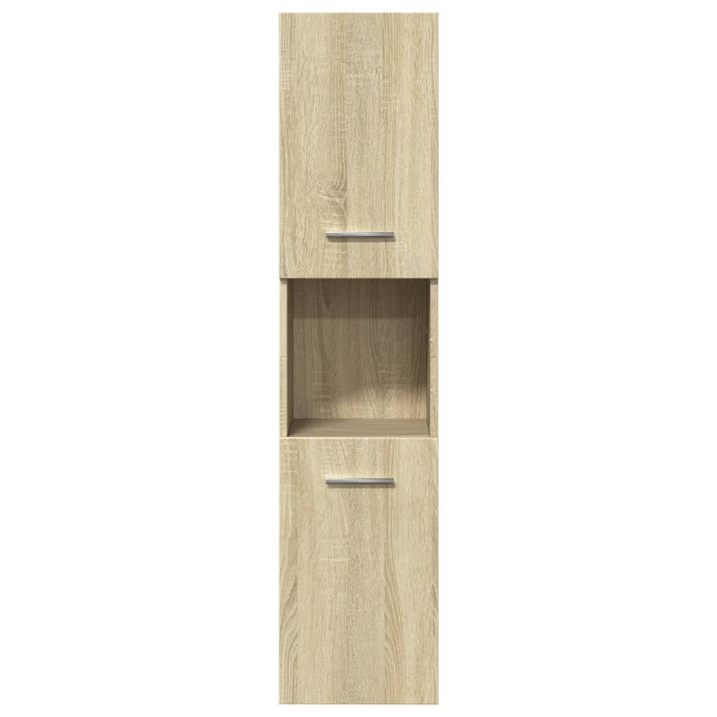 Set Mobili Da Bagno 5 Pz In Legno Multistrato Rovere Sonoma
