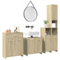 Set Mobili Da Bagno 4 Pz In Legno Multistrato