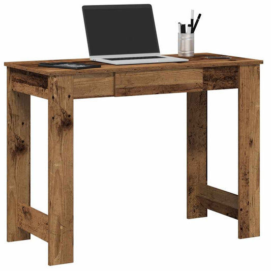Scrivania Legno Vecchio 100X45X75 Cm In Legno Multistrato