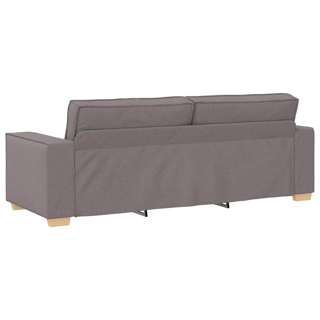 Divano 3 Pcs 220 X 80 X 84 Cm Tessuto Misto Lino