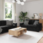 Set Di Divani 3 Pcs Rosso Vento 221 X 80 X 80 Cm Velluto