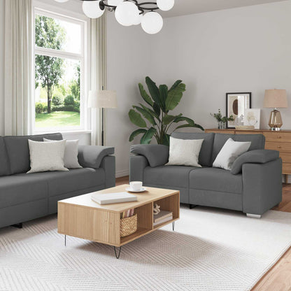 Divano 2 Pcs 219 X 80 X 82 Cm Tessuto