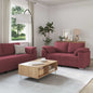Divano 2 Pcs 219 X 80 X 82 Cm Tessuto
