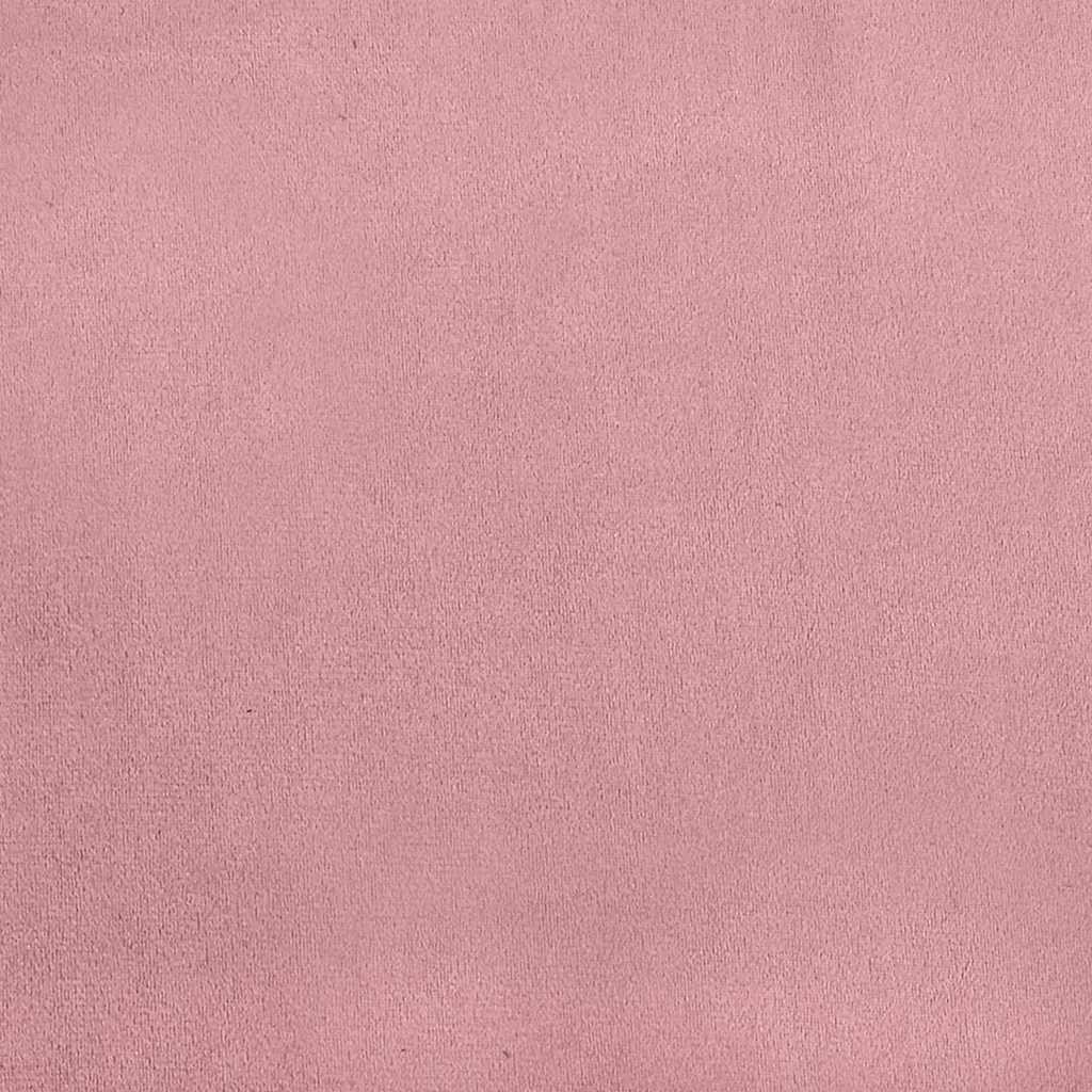 | Divano A Due Posti | Con Cuscino Velluto Rosa