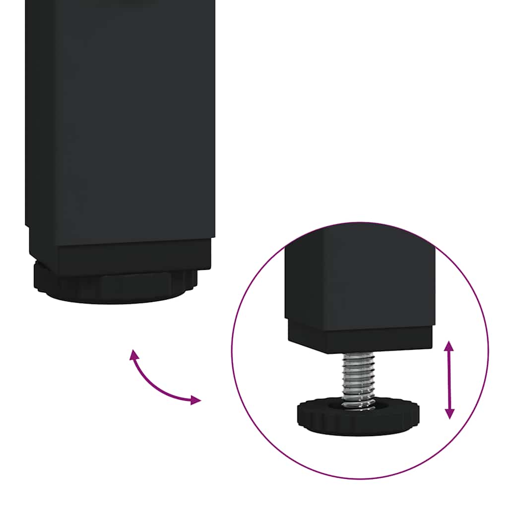 Set Mobili Da Bagno 2 Pz In Legno Multistrato Rovere Fumo