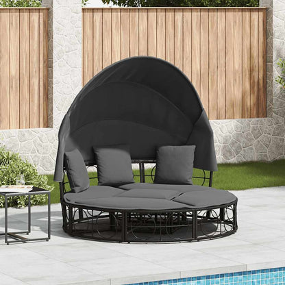 Lettino Prendisole Esterno Senza Tetto In Polyrattan