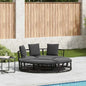 Lettino Prendisole Esterno Senza Tetto In Polyrattan