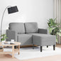 Divano 2 Posti Con Chaise A L Tortora 125 Cm In Tessuto