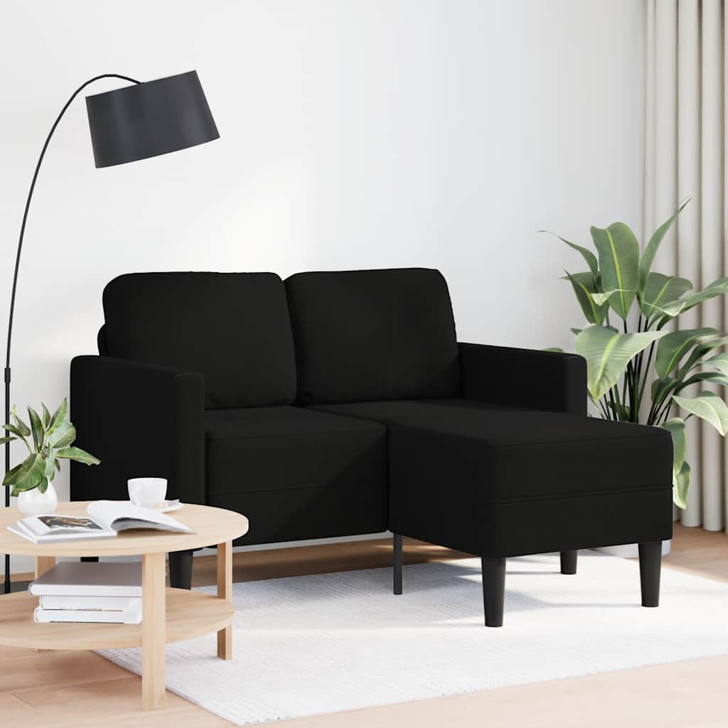 Divano 2 Posti Con Chaise A L Tortora 125 Cm In Tessuto