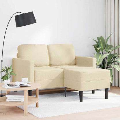 Divano 2 Posti Con Chaise A L Tortora 125 Cm In Tessuto