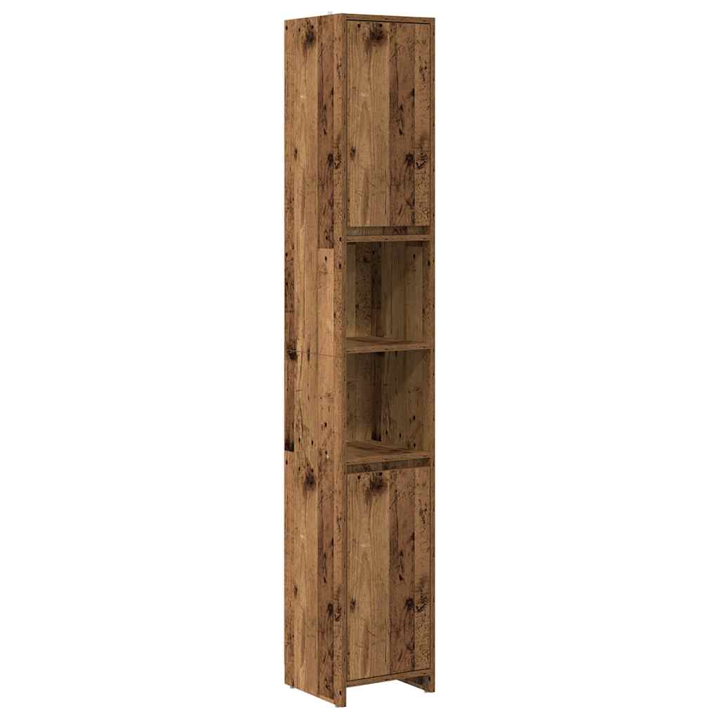 Set Mobili Da Bagno 4 Pz In Legno Multistrato