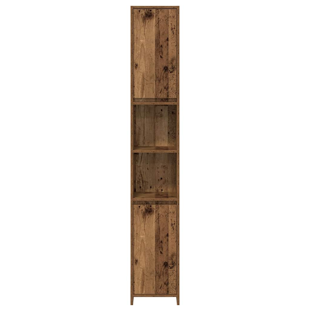 Set Mobili Da Bagno 4 Pz In Legno Multistrato