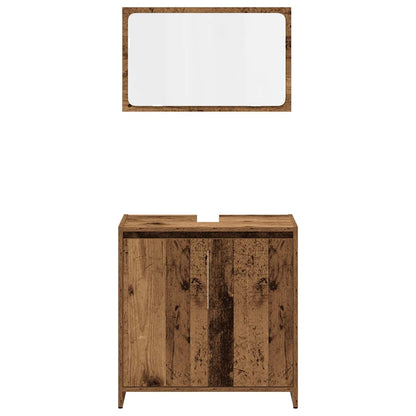 Set Mobili Da Bagno 4 Pz In Legno Multistrato