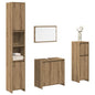 Set Mobili Da Bagno 4 Pz In Legno Multistrato