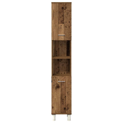 Set Mobili Da Bagno 4 Pz In Legno Multistrato