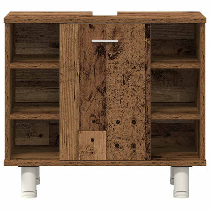 Set Mobili Da Bagno 4 Pz In Legno Multistrato