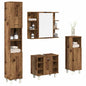 Set Mobili Da Bagno 4 Pz In Legno Multistrato