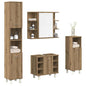 Set Mobili Da Bagno 4 Pz In Legno Multistrato