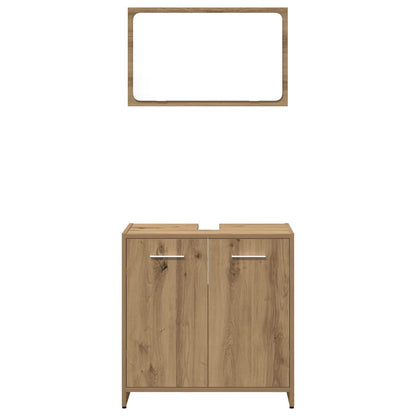 Set Mobili Da Bagno 3 Pz Legno Multistrato