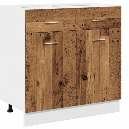 Set Di Mobili Da Cucina 7 Pz Lyon In Truciolato