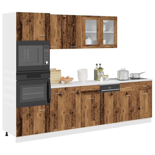 Set Di Mobili Da Cucina 7 Pz Lyon In Truciolato