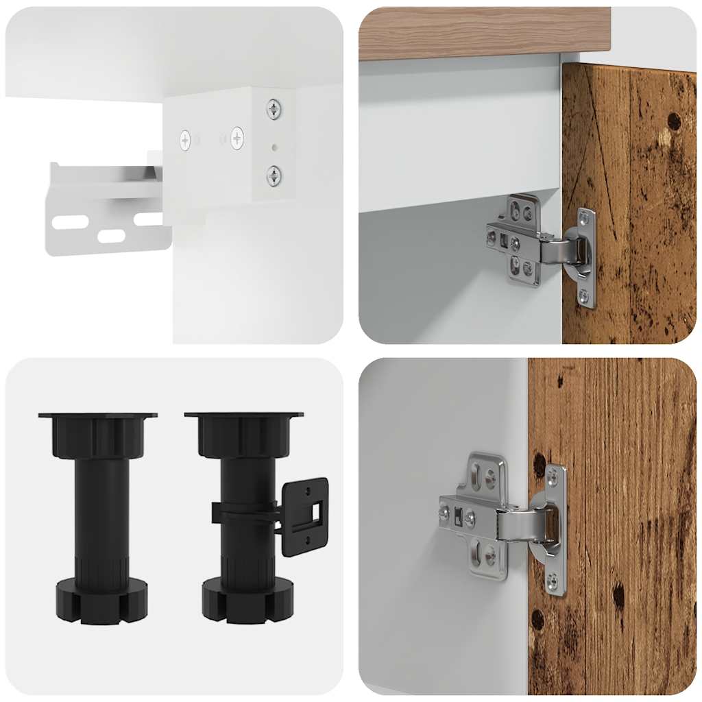 Set Di Mobili Da Cucina 11 Pz Lyon In Truciolato