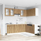 Set Di Mobili Da Cucina 11 Pz Lyon In Truciolato