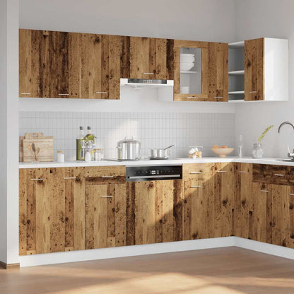 Set Di Mobili Da Cucina 11 Pz Lyon In Truciolato