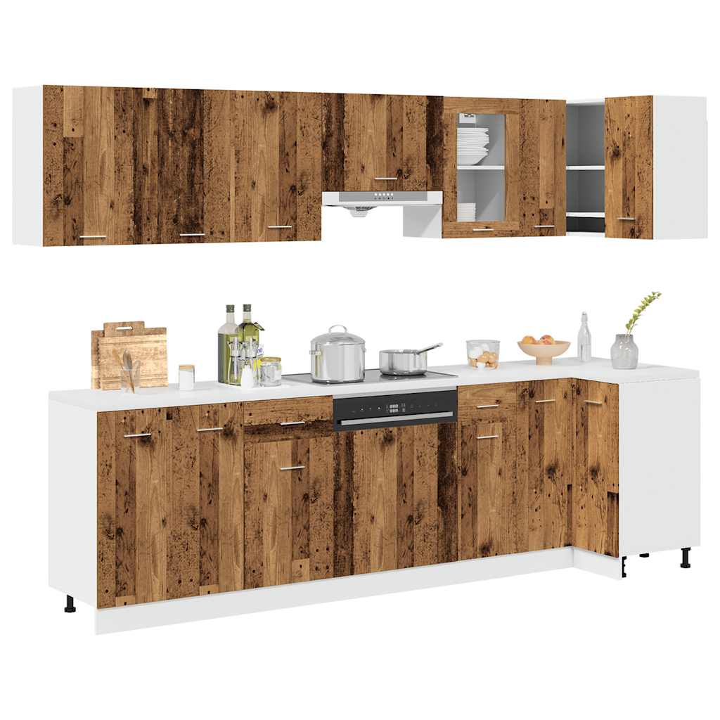Set Di Mobili Da Cucina 11 Pz Lyon Truciolato