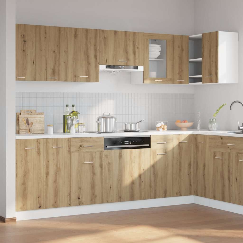 Set Di Mobili Da Cucina 11 Pz Lyon Truciolato