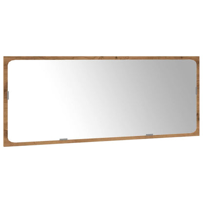 Set Mobili Da Bagno 3 Pz Legno Multistrato Rovere Artigianale