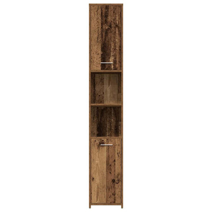 Mobile Da Bagno 30X30X183,5 Cm In Legno Tecnico Legno Antico