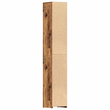 Mobile Da Bagno 30X30X183,5 Cm In Legno Tecnico Legno Antico