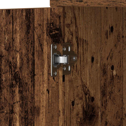 Mobile Da Bagno 30X30X183,5 Cm In Legno Tecnico Legno Antico