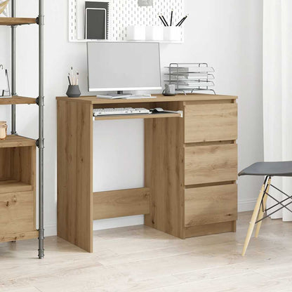 Scrivania 90X45X76 Cm In Legno Multistrato