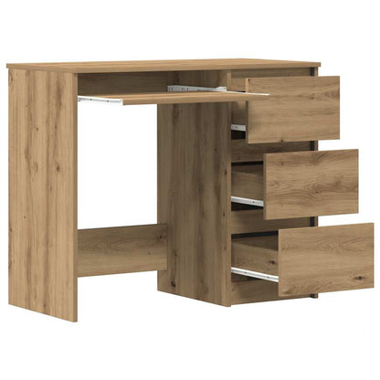 Scrivania 90X45X76 Cm In Legno Multistrato