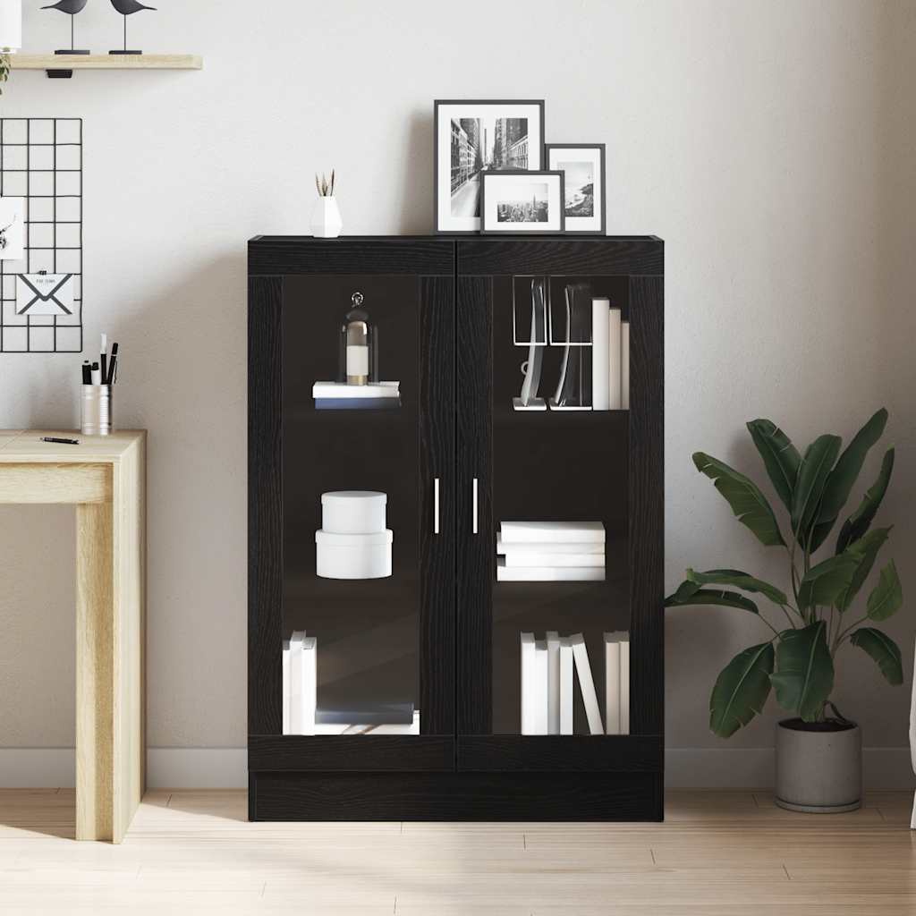Libreria 82,5X30,5X In Legno Multistrato Rovere Nero