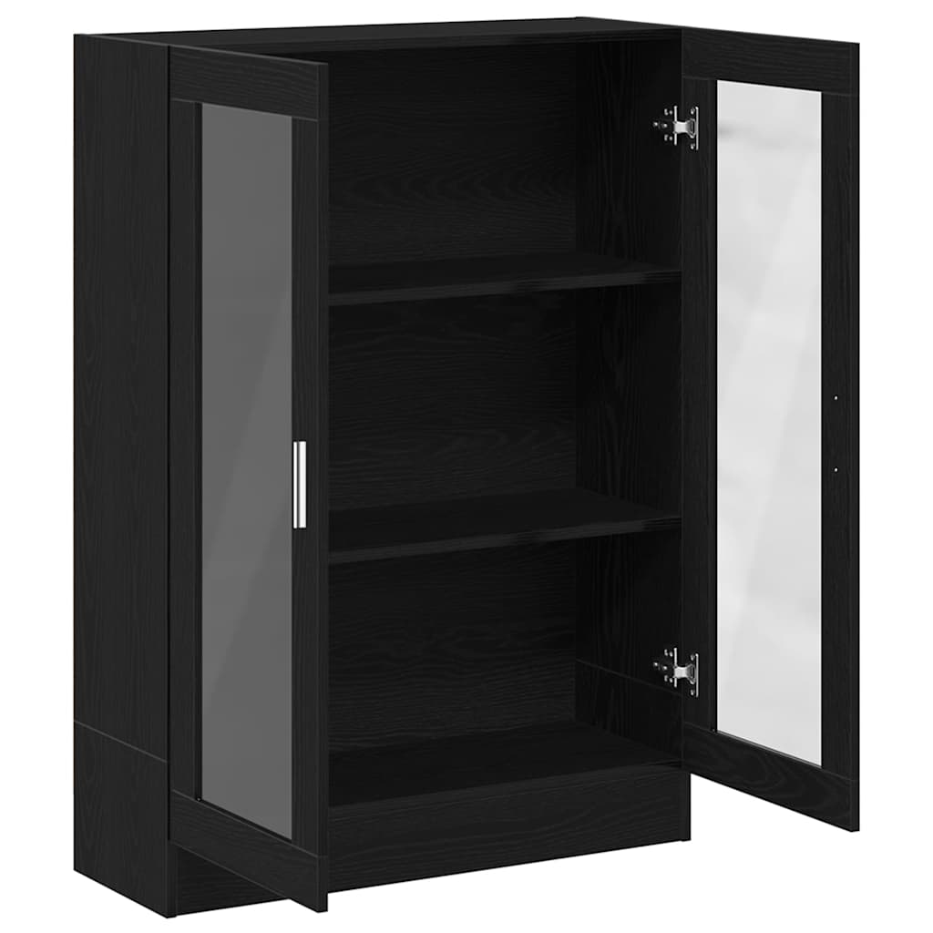 Libreria 82,5X30,5X In Legno Multistrato Rovere Nero