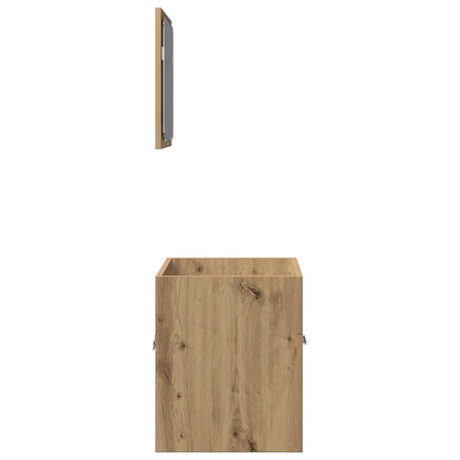 Set Mobili Da Bagno 2 Pz Legno Multistrato