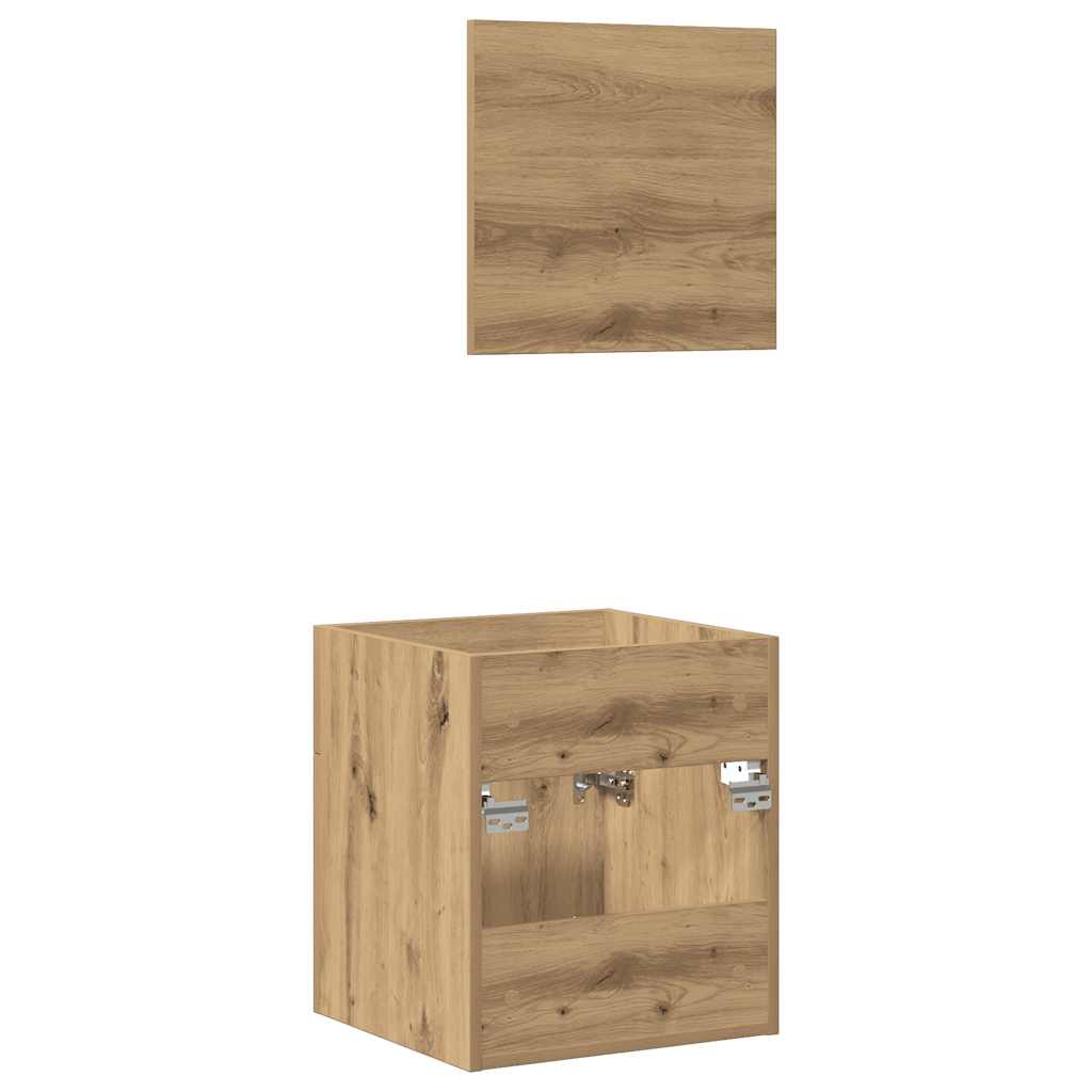 Set Mobili Da Bagno 2 Pz Legno Multistrato