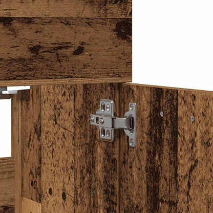 Set Mobili Da Bagno 2 Pz In Legno Multistrato