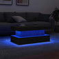 Tavolino Da Soggiorno Con Luci Led 90X50X40 Cm