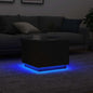 Tavolino Da Salotto Con Luci Led 90X50X40 Cm