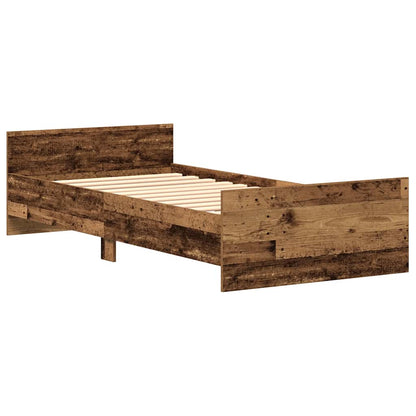 Giroletto Senza Materasso In Truciolato Legno Antico